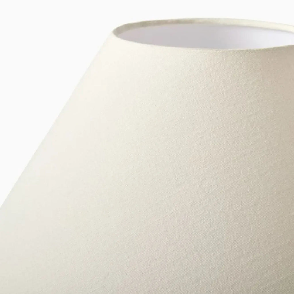 Lampe de table rustique en bois blanc à brancher pour usage résidentiel