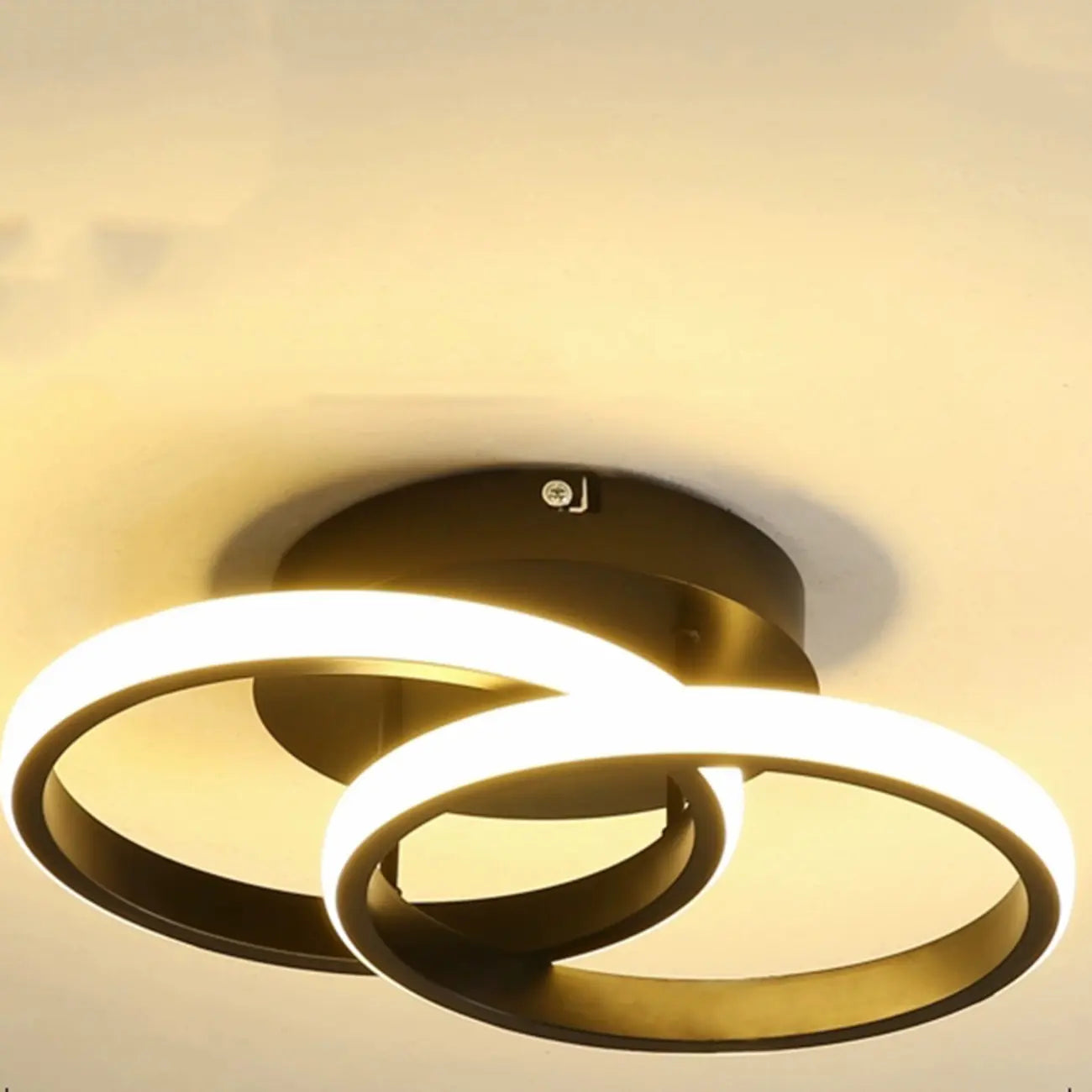 Plafonnier semi-encastré LED miniature moderne pour salon