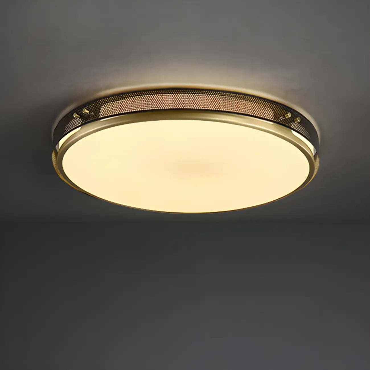 Plafonnier LED circulaire moderne encastré pour salon