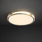 Plafonnier LED circulaire moderne encastré pour salon