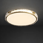 Plafonnier LED circulaire moderne encastré pour salon