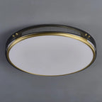 Plafonnier LED circulaire moderne encastré pour salon