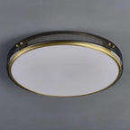 Plafonnier LED circulaire moderne encastré pour salon
