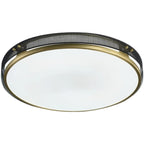 Plafonnier LED circulaire moderne encastré pour salon
