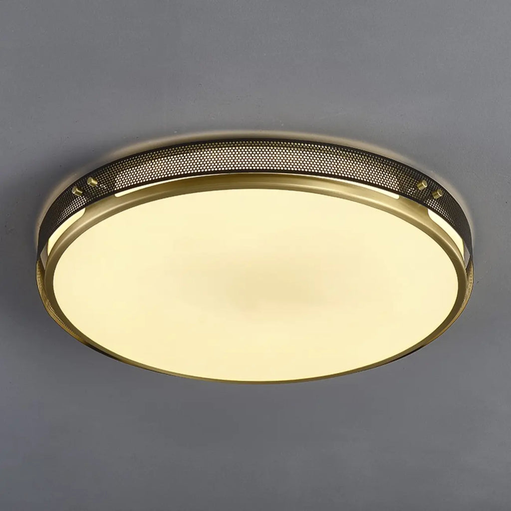 Plafonnier LED circulaire moderne encastré pour salon