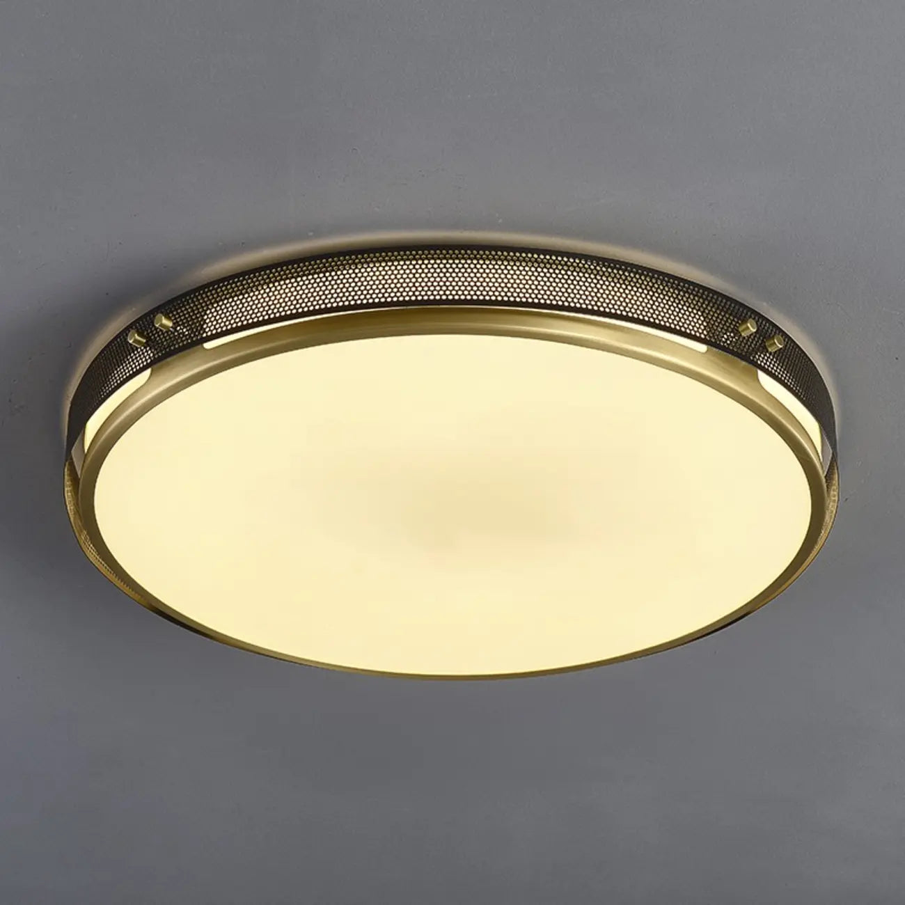 Plafonnier LED circulaire moderne encastré pour salon