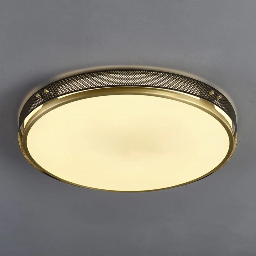 Plafonnier LED circulaire moderne encastré pour salon