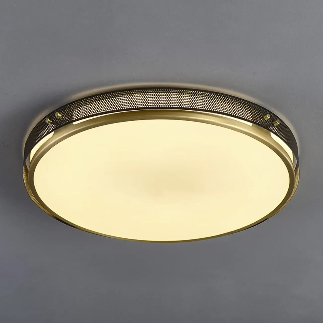 Plafonnier LED circulaire moderne encastré pour salon