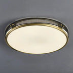 Plafonnier LED circulaire moderne encastré pour salon