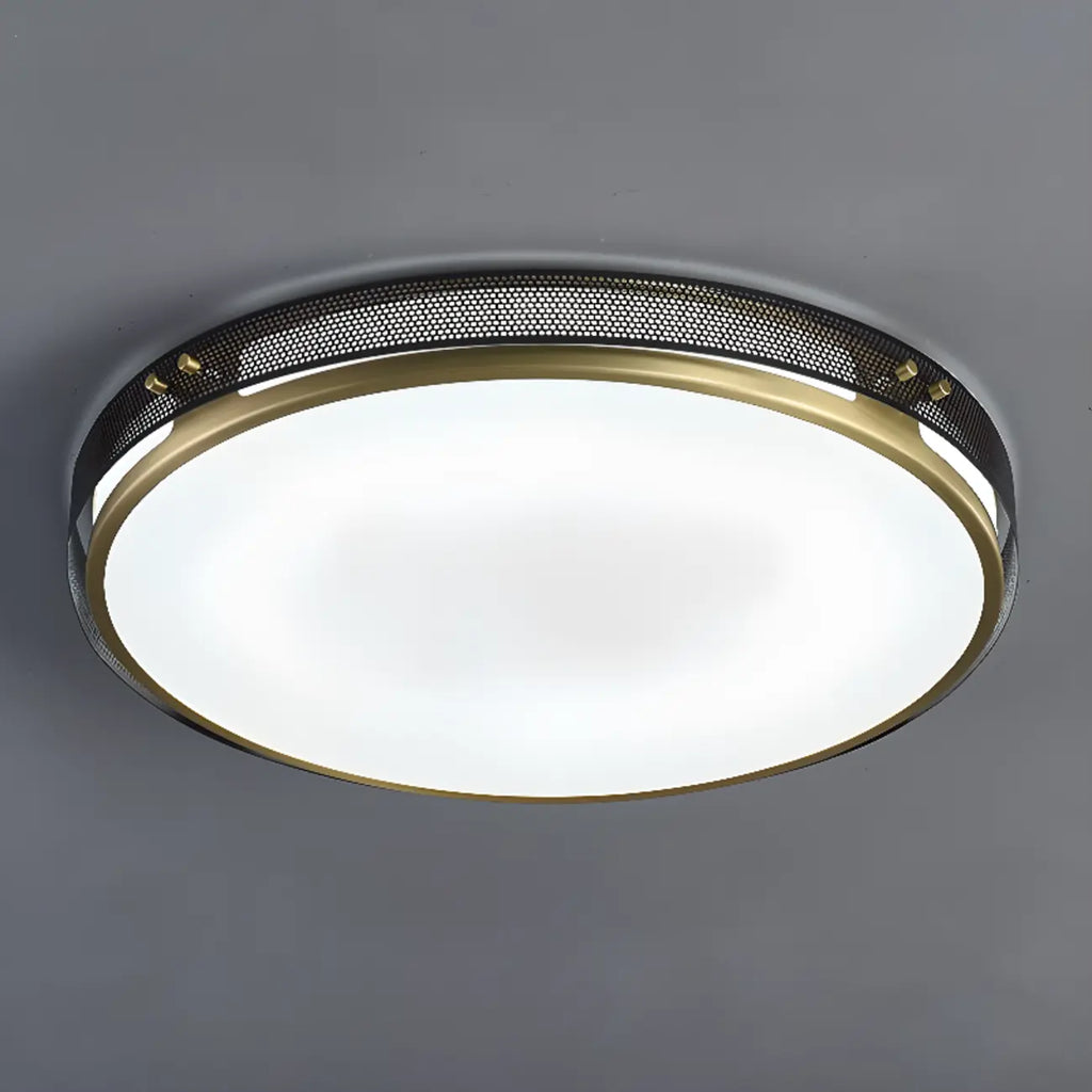 Plafonnier LED circulaire moderne encastré pour salon