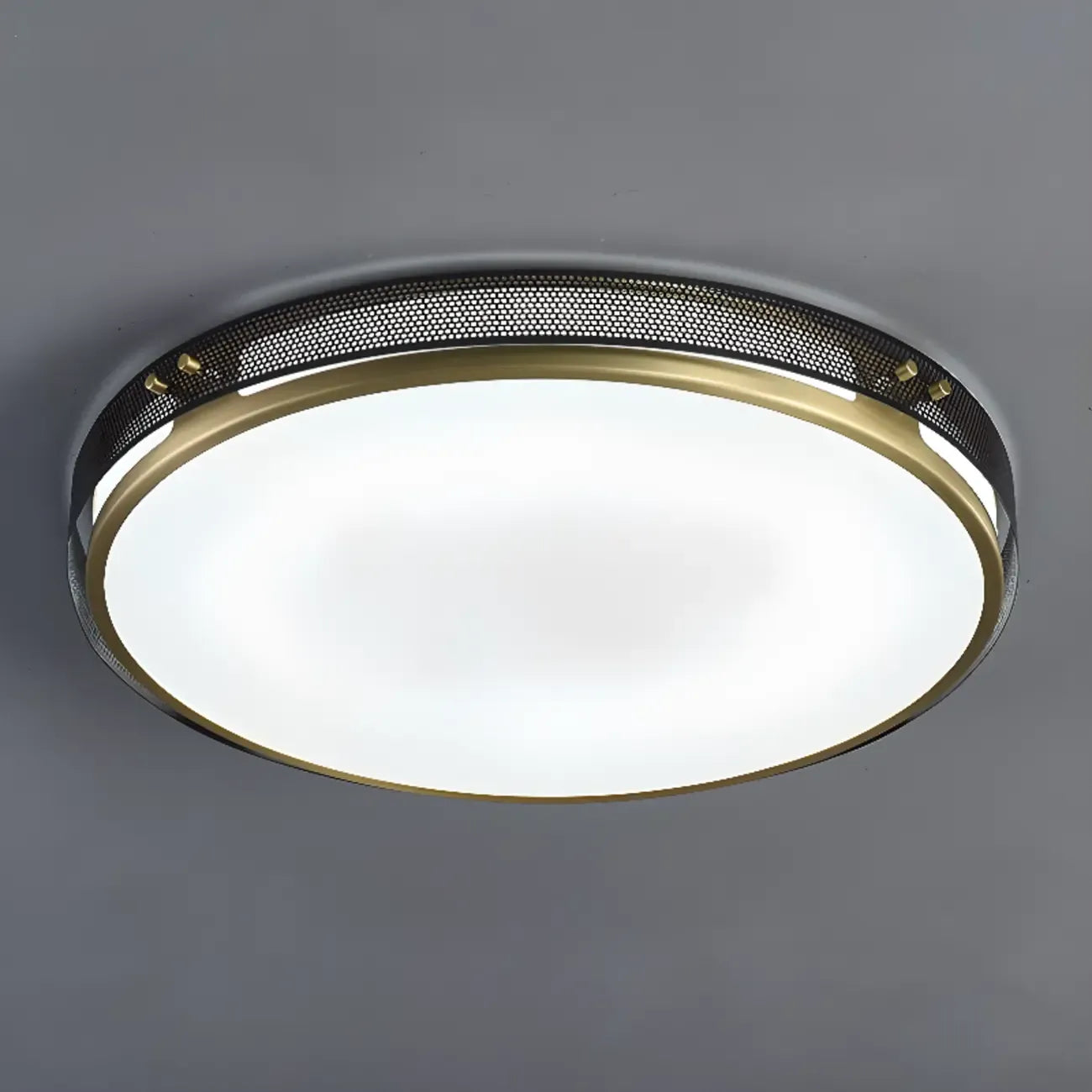 Plafonnier LED circulaire moderne encastré pour salon
