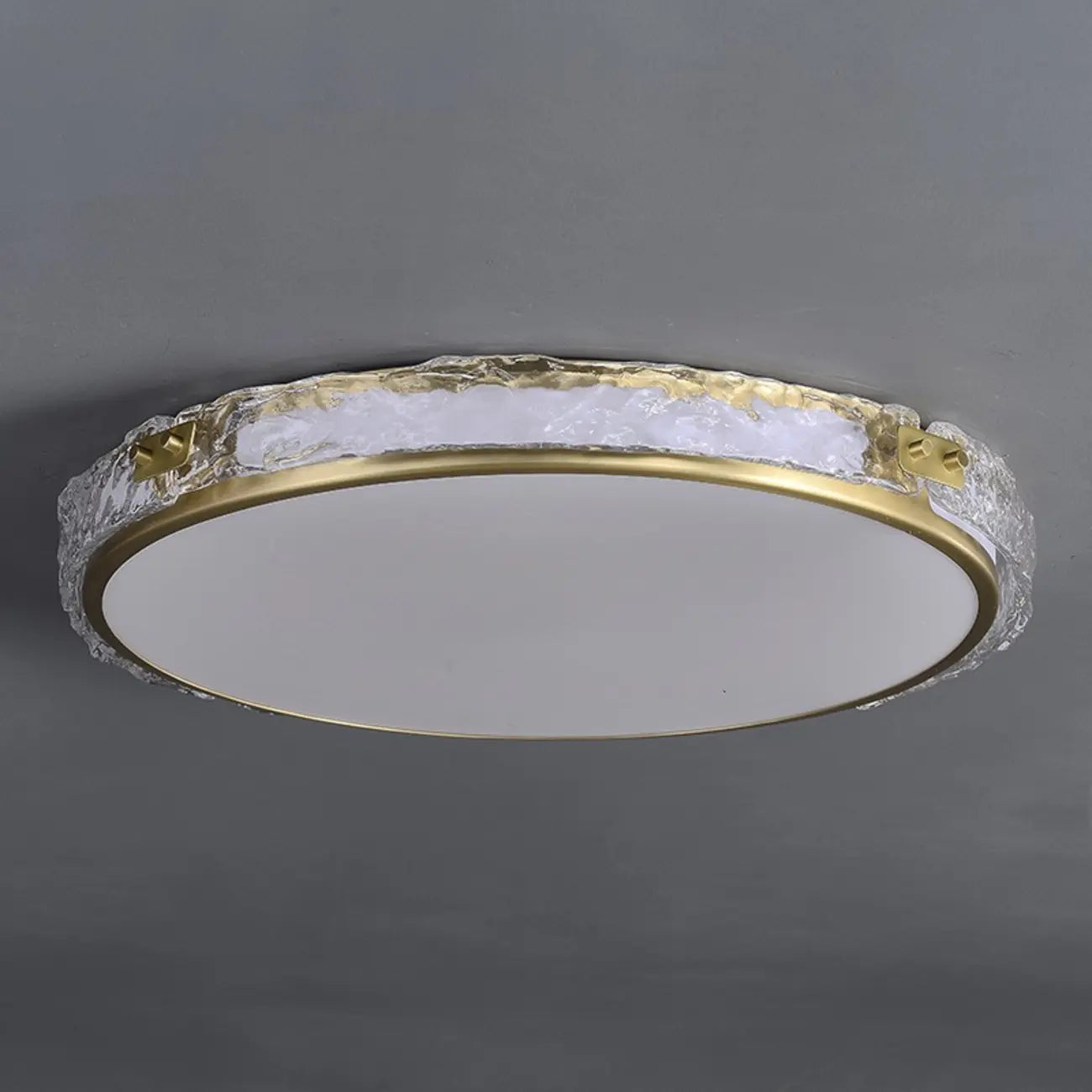 Plafonnier LED circulaire moderne encastré pour salon