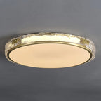 Plafonnier LED circulaire moderne encastré pour salon