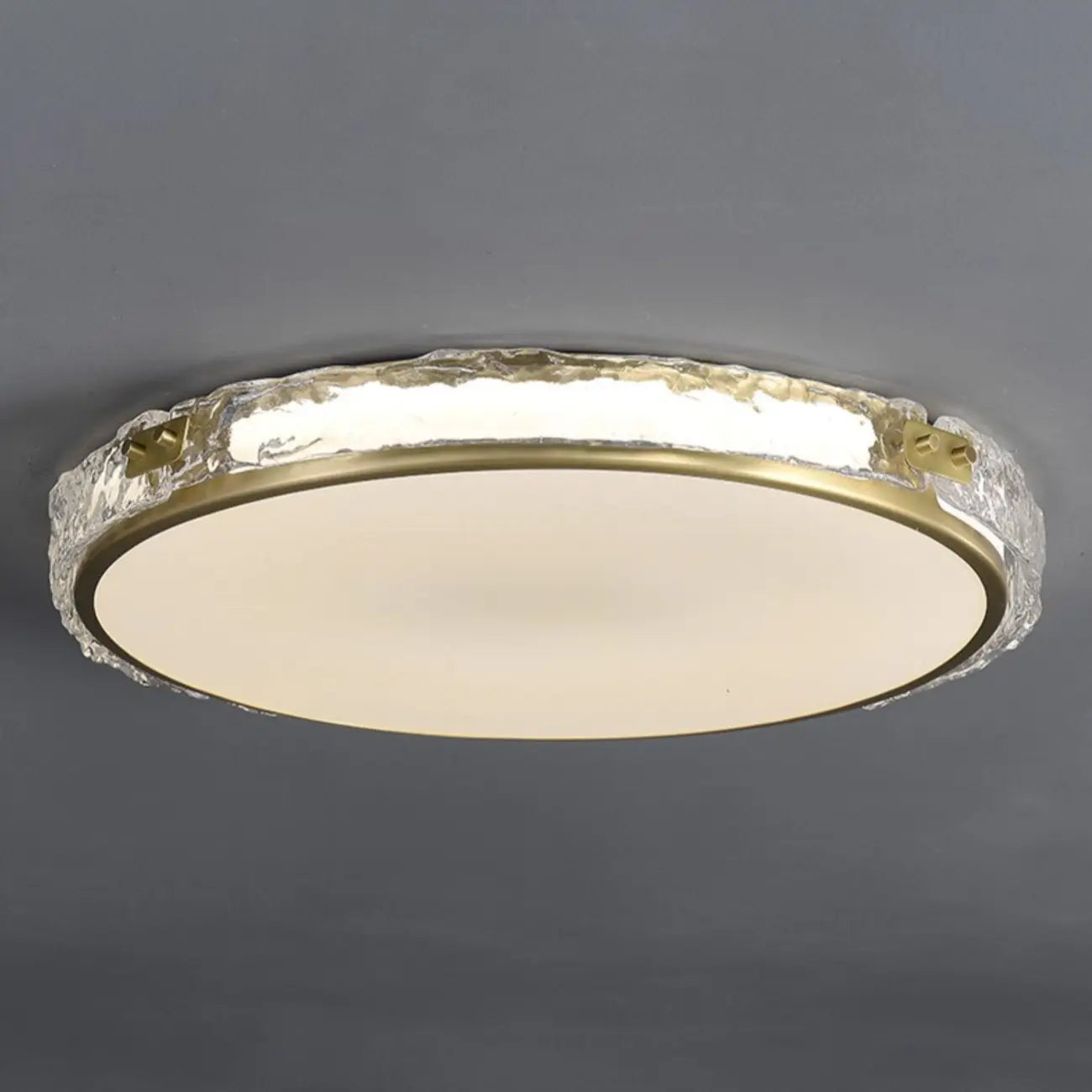 Plafonnier LED circulaire moderne encastré pour salon