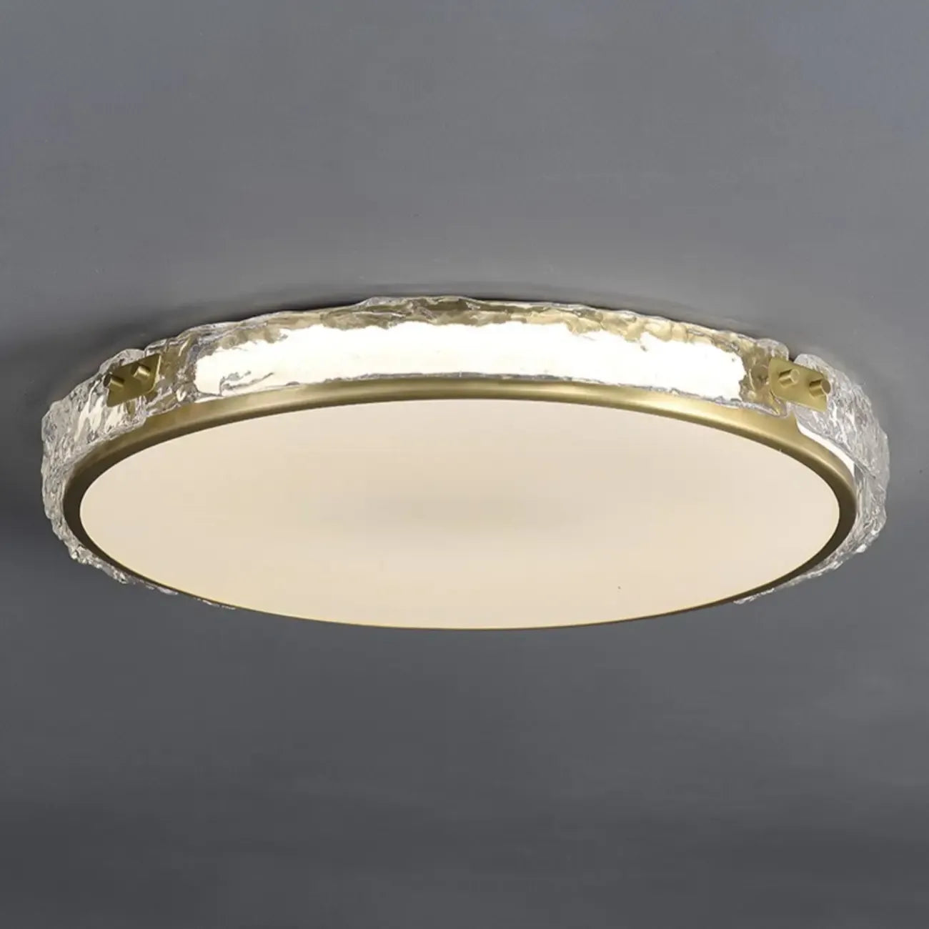 Plafonnier LED circulaire moderne encastré pour salon