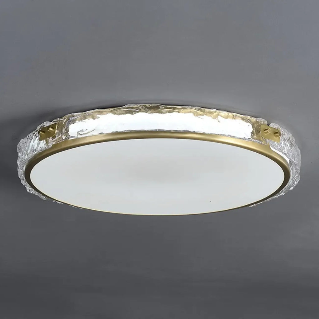 Plafonnier LED circulaire moderne encastré pour salon