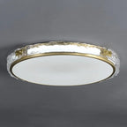 Plafonnier LED circulaire moderne encastré pour salon
