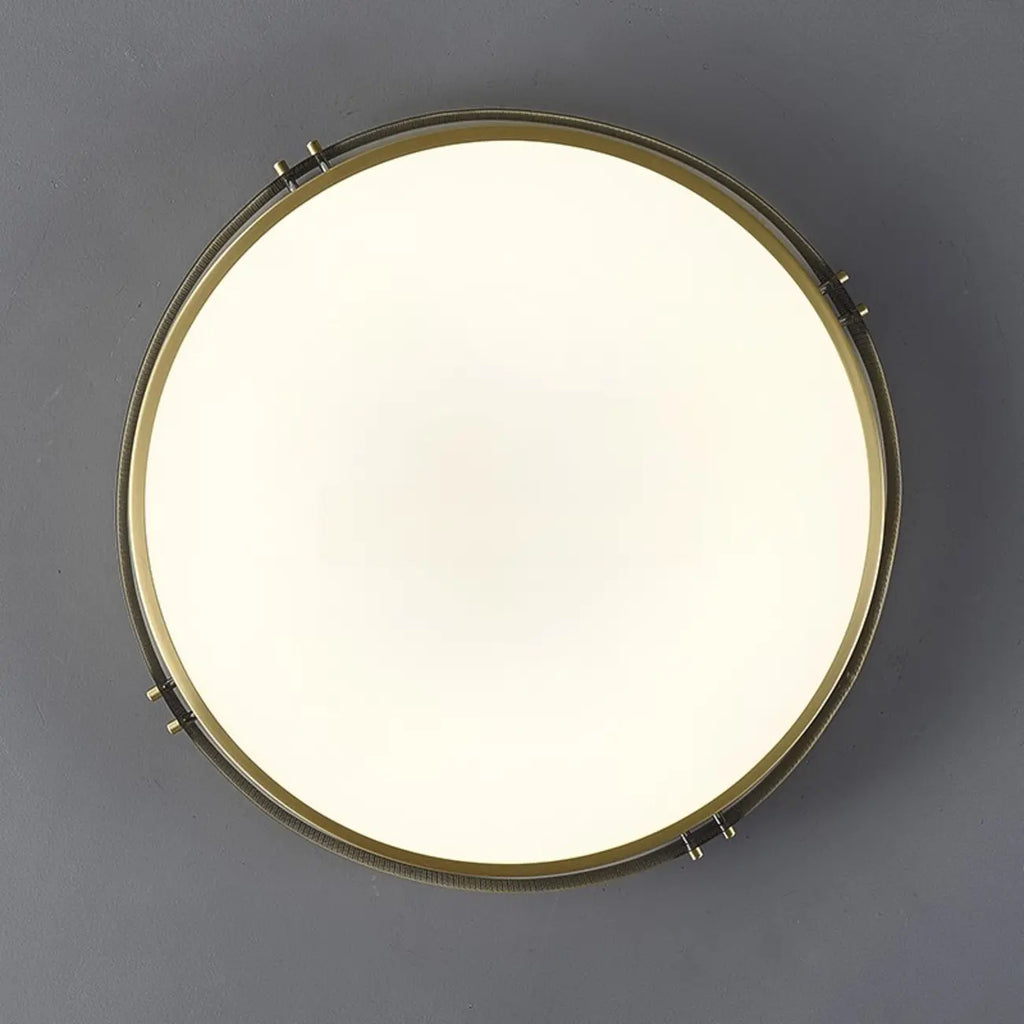 Plafonnier LED circulaire moderne encastré pour salon