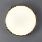 Plafonnier LED circulaire moderne encastré pour salon