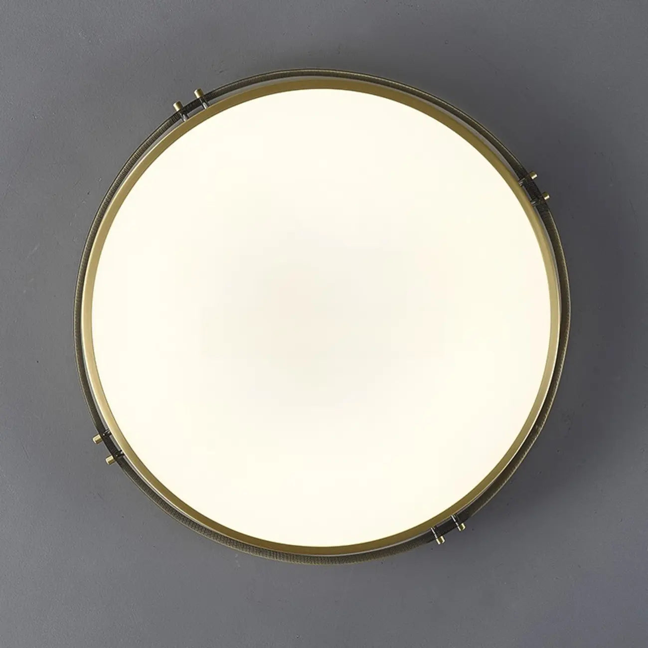 Plafonnier LED circulaire moderne encastré pour salon