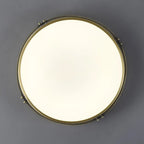 Plafonnier LED circulaire moderne encastré pour salon