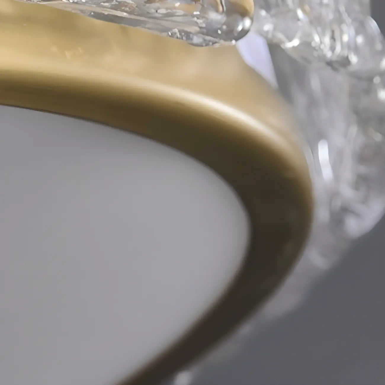 Plafonnier LED circulaire moderne encastré pour salon