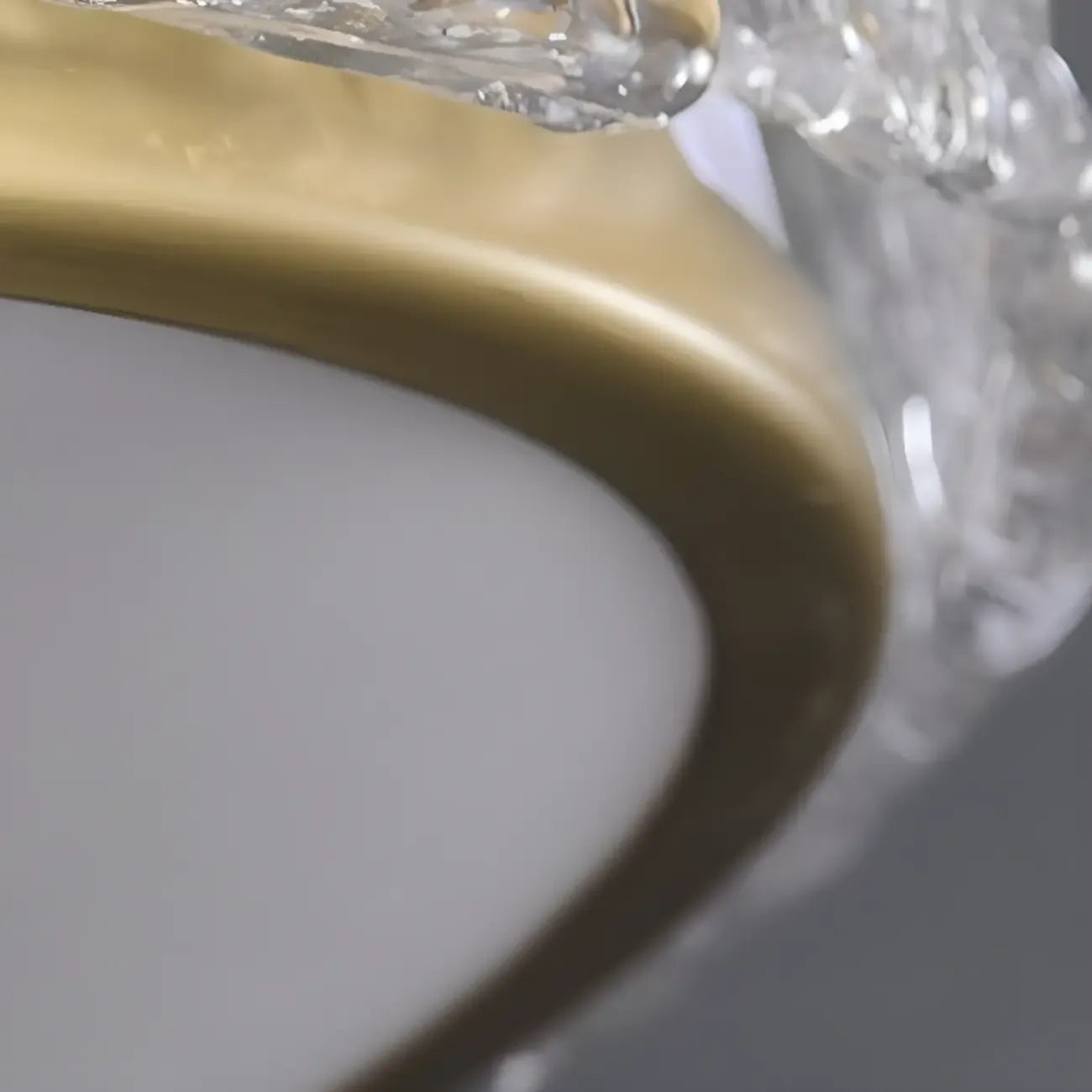 Plafonnier LED circulaire moderne encastré pour salon