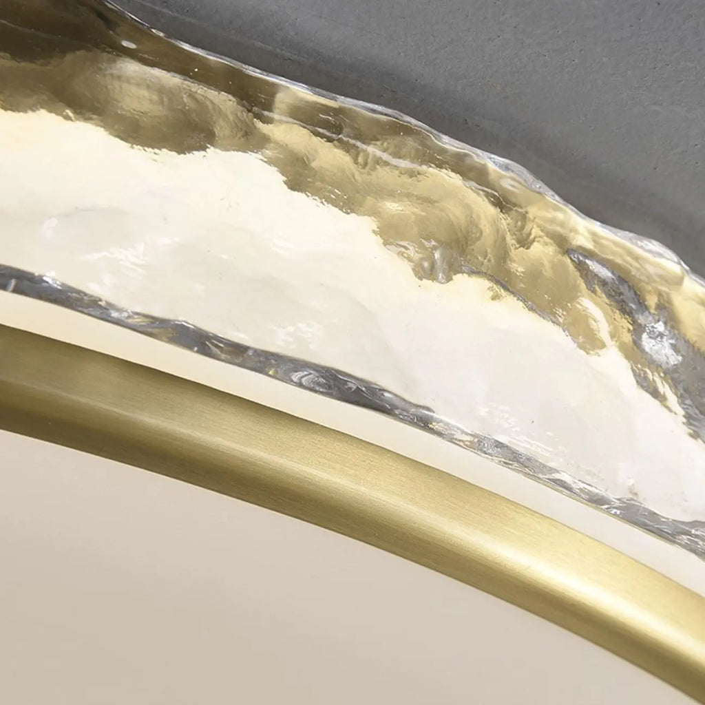 Plafonnier LED circulaire moderne encastré pour salon