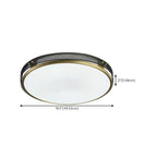 Plafonnier LED circulaire moderne encastré pour salon