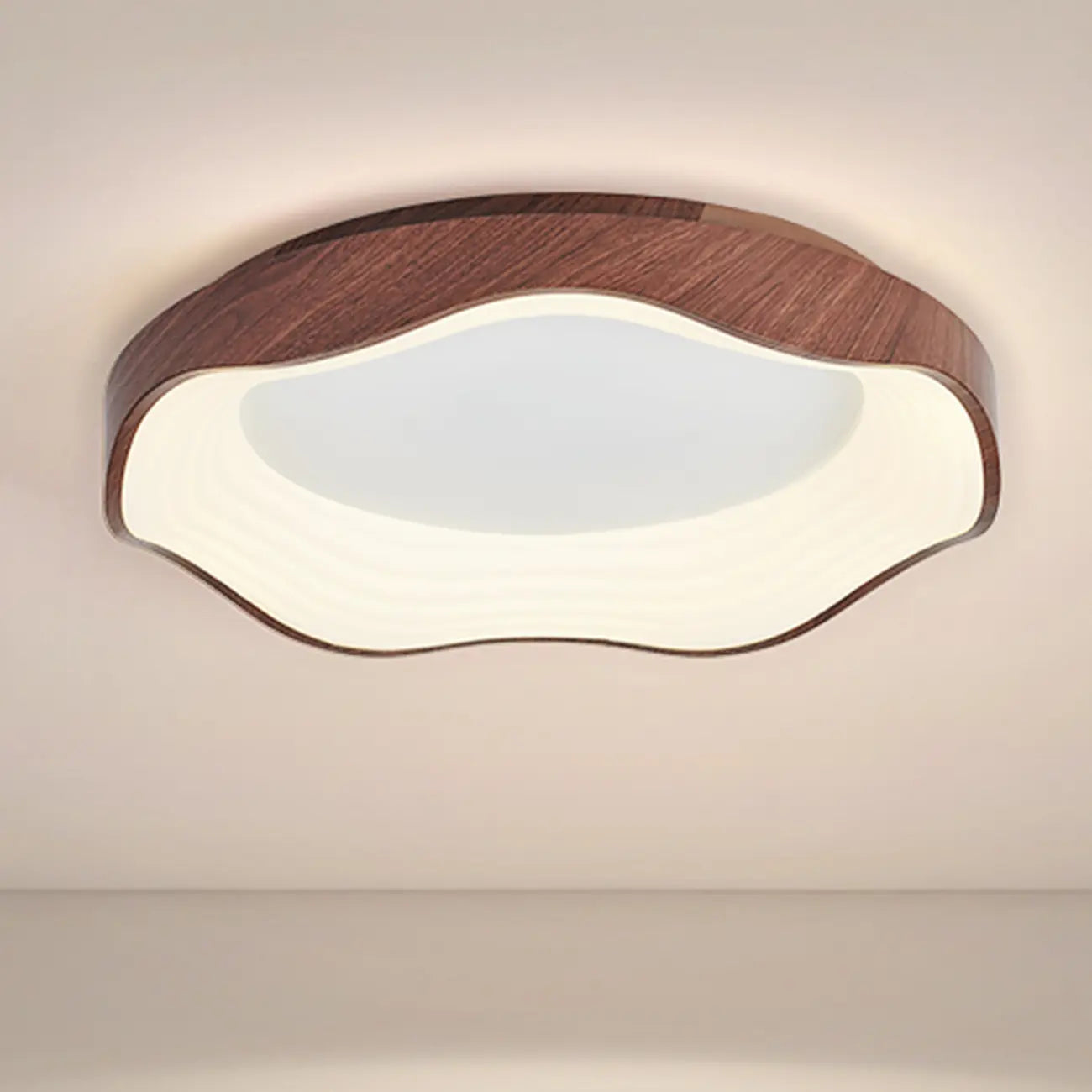 Plafonnier encastré en forme de nuage pour salon