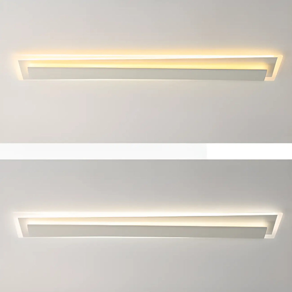 Plafonnier géométrique encastré à 2 lumières pour salon