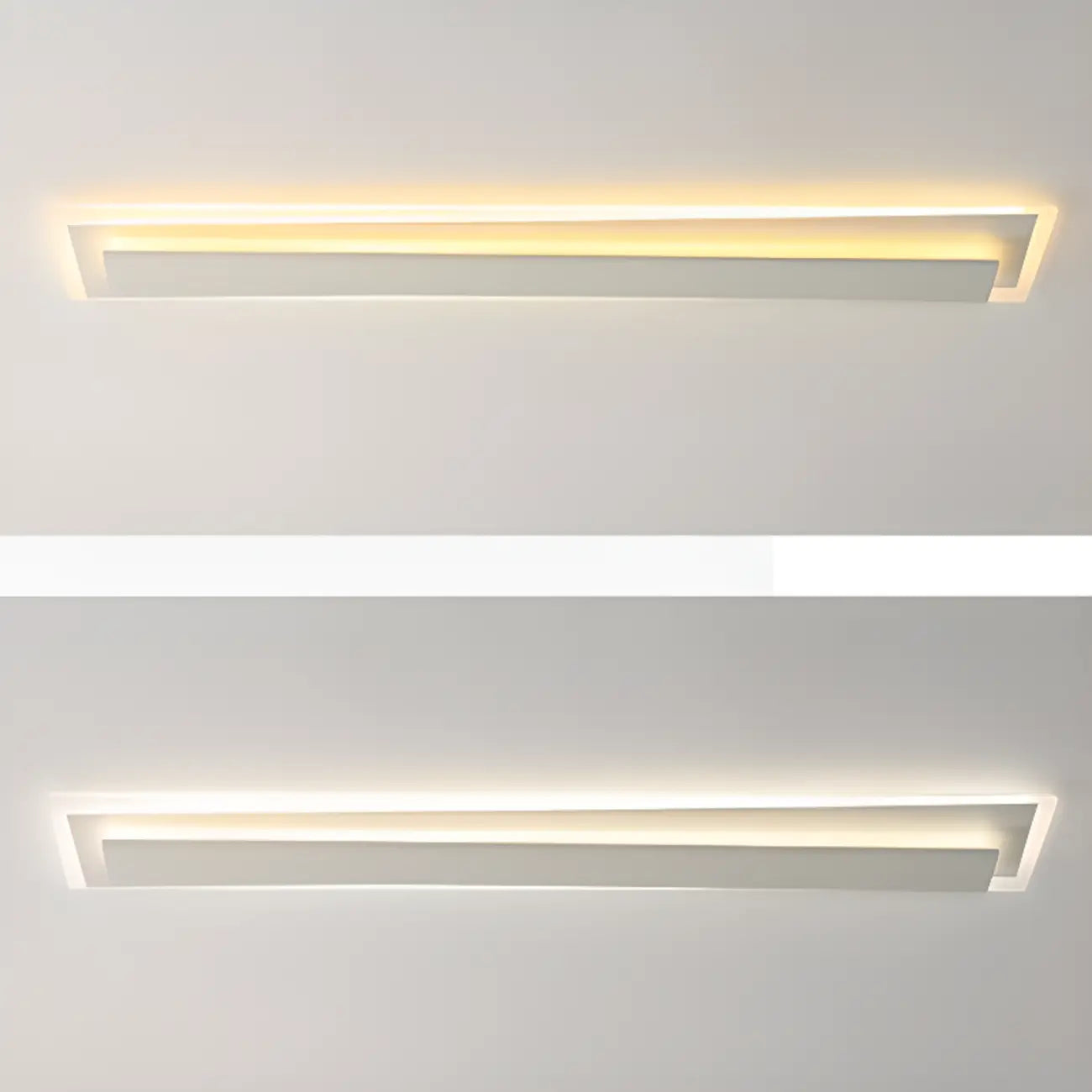 Plafonnier géométrique encastré à 2 lumières pour salon