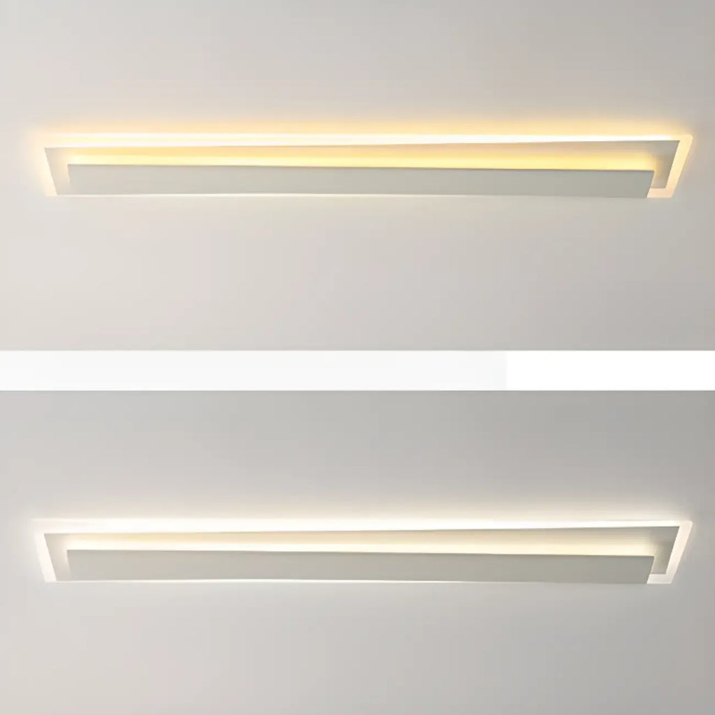 Plafonnier géométrique encastré à 2 lumières pour salon