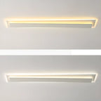 Plafonnier géométrique encastré à 2 lumières pour salon