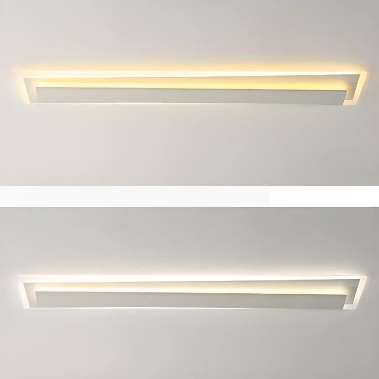 Plafonnier géométrique encastré à 2 lumières pour salon