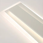 Plafonnier géométrique encastré à 2 lumières pour salon