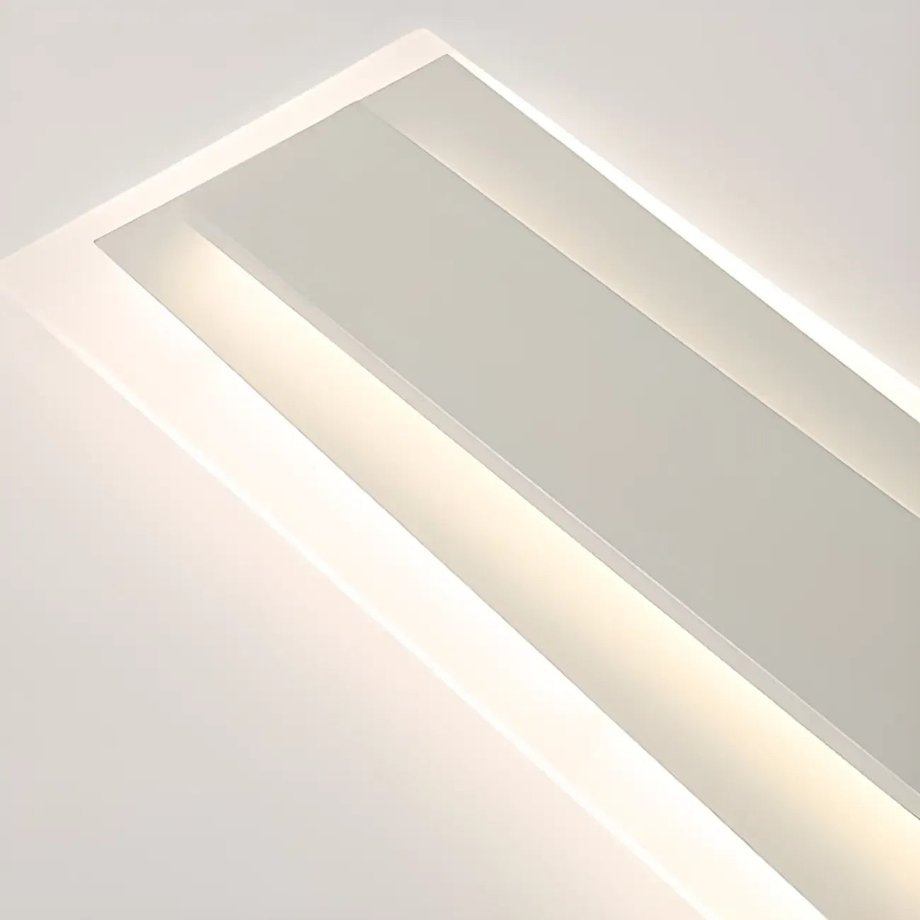 Plafonnier géométrique encastré à 2 lumières pour salon