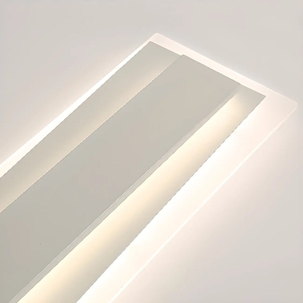 Plafonnier géométrique encastré à 2 lumières pour salon