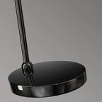 Lampe de table élégante en métal tricolore avec globe pour chambre