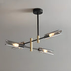 Lustre linéaire industriel moderne à hauteur réglable