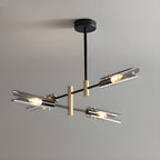 Lustre linéaire industriel moderne à hauteur réglable