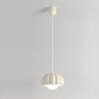 Suspension LED citrouille rose en résine douce pour chevet