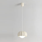 Suspension LED citrouille rose en résine douce pour chevet