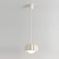 Suspension LED citrouille rose en résine douce pour chevet