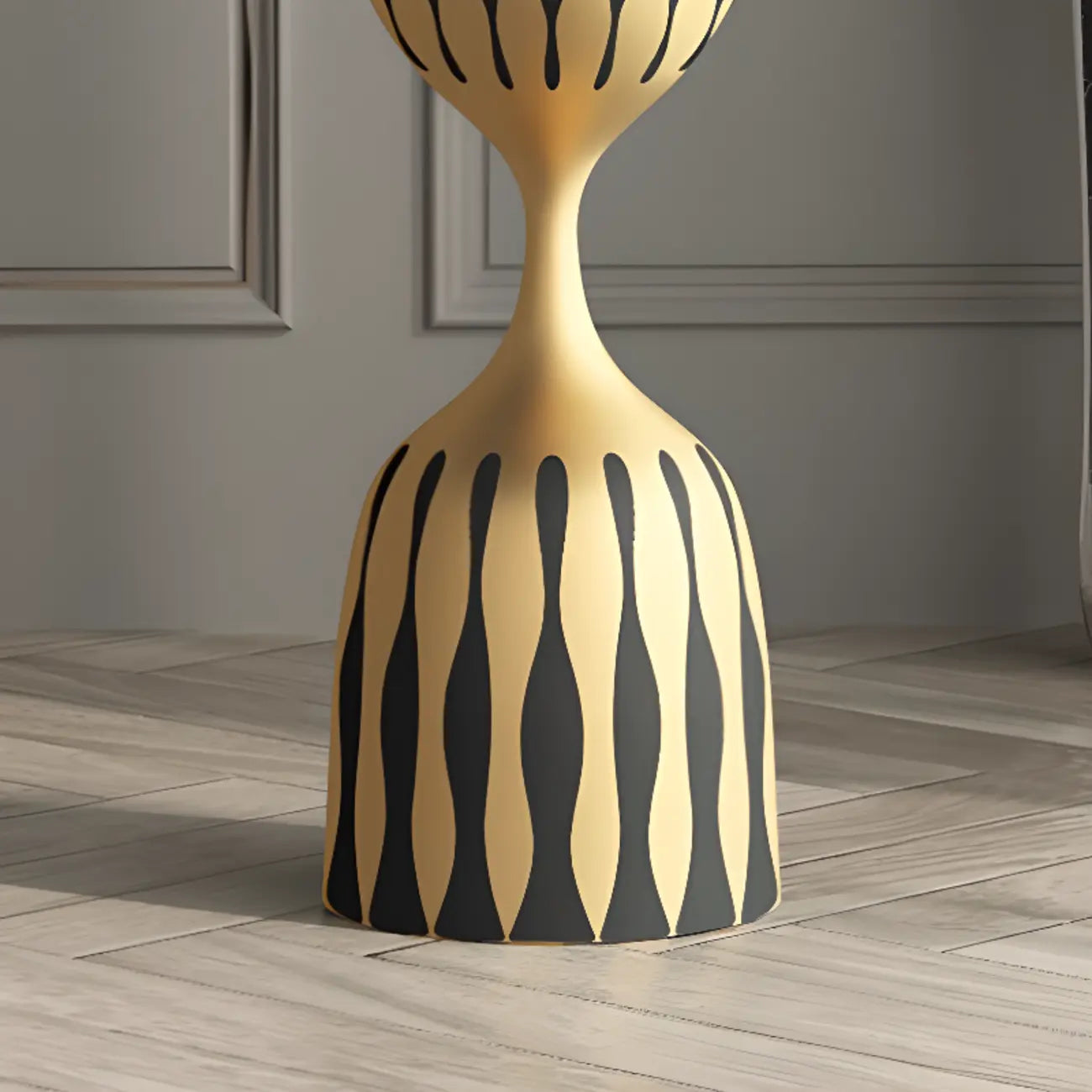 Table d'appoint ronde à plateau en marbre pour salon