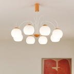 Lustre suspendu globe moderne et élégant à longueur flexible