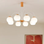 Lustre suspendu globe moderne et élégant à longueur flexible