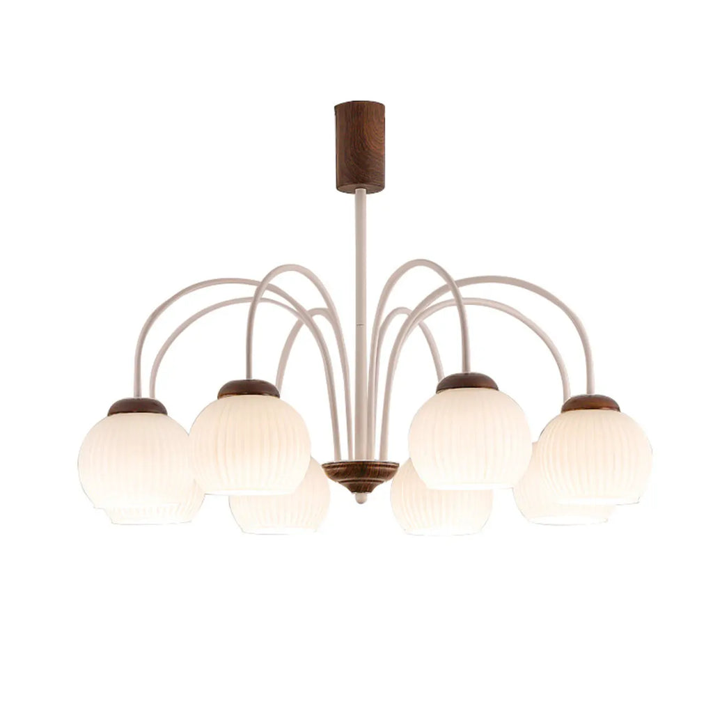 Lustre suspendu globe moderne et élégant à longueur flexible