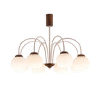 Lustre suspendu globe moderne et élégant à longueur flexible