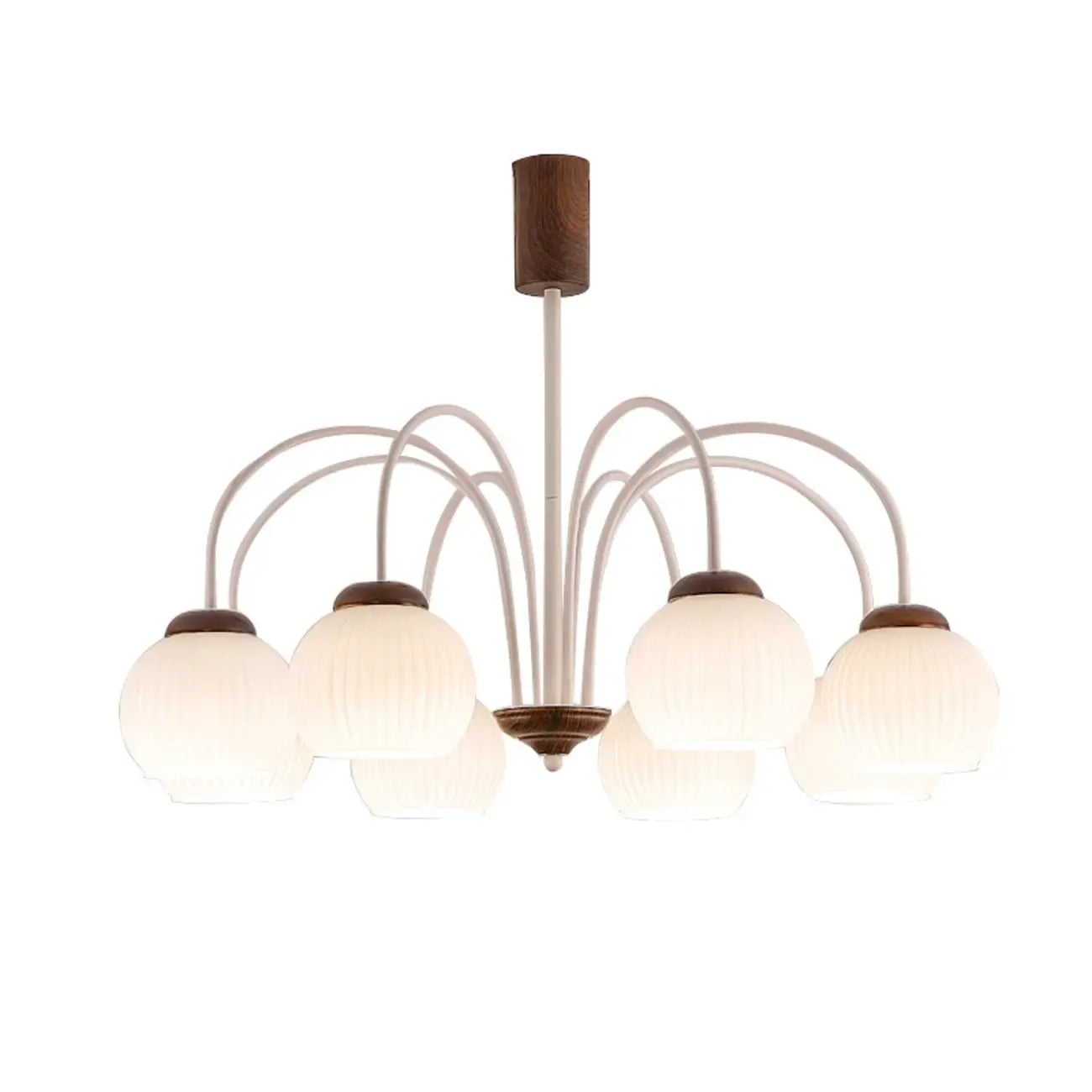 Lustre suspendu globe moderne et élégant à longueur flexible